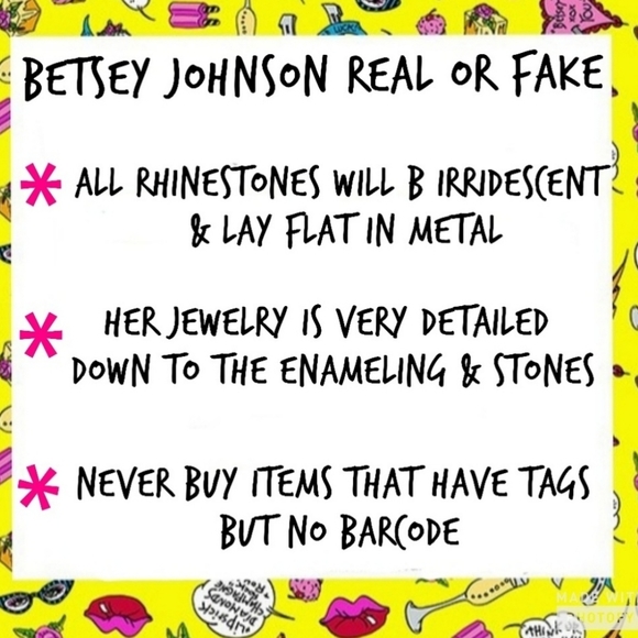 🚩BEWARE SPOT THE FAKE BETSEY JOHNSON PRODUCTS - Picture 4 of 14